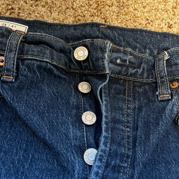 GAP High Rise Cheeky Straight Women's Jeans (6 short) - Picture 3 of 5